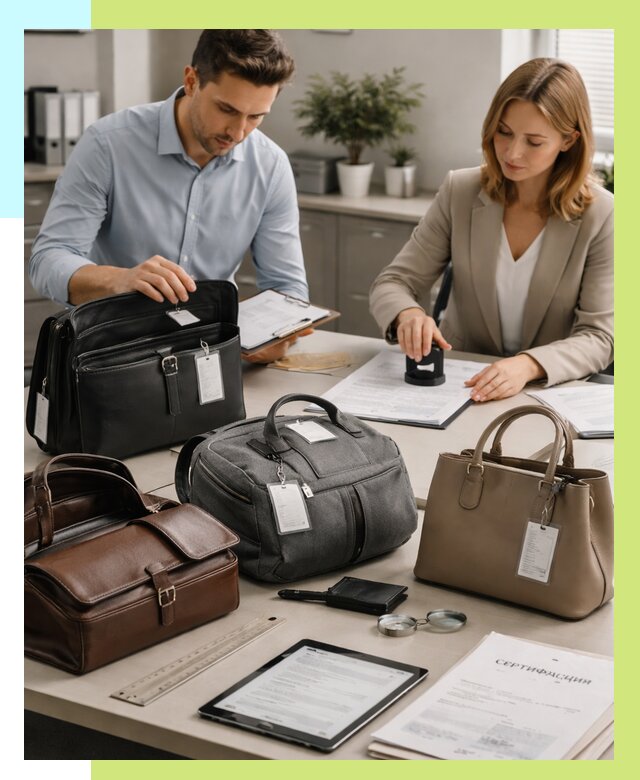 Сертификация сумок в Белореченске от 7608 руб. | Алешин-Блч