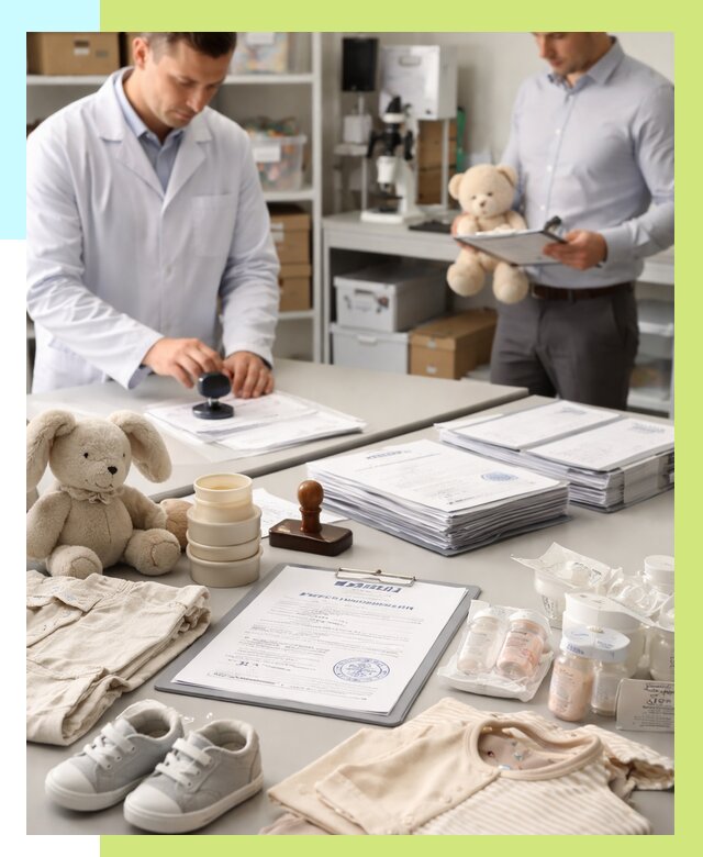 Сертификация детских товаров в Белореченске от 15216 р. | Алешин-Блч