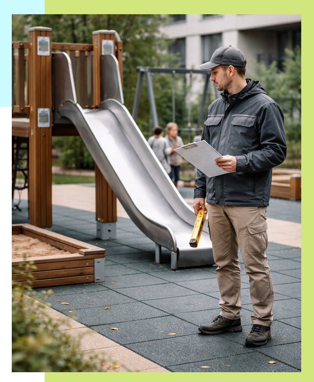 Сертификация детских площадок в Белореченске от 25360 р. | Алешин-Блч