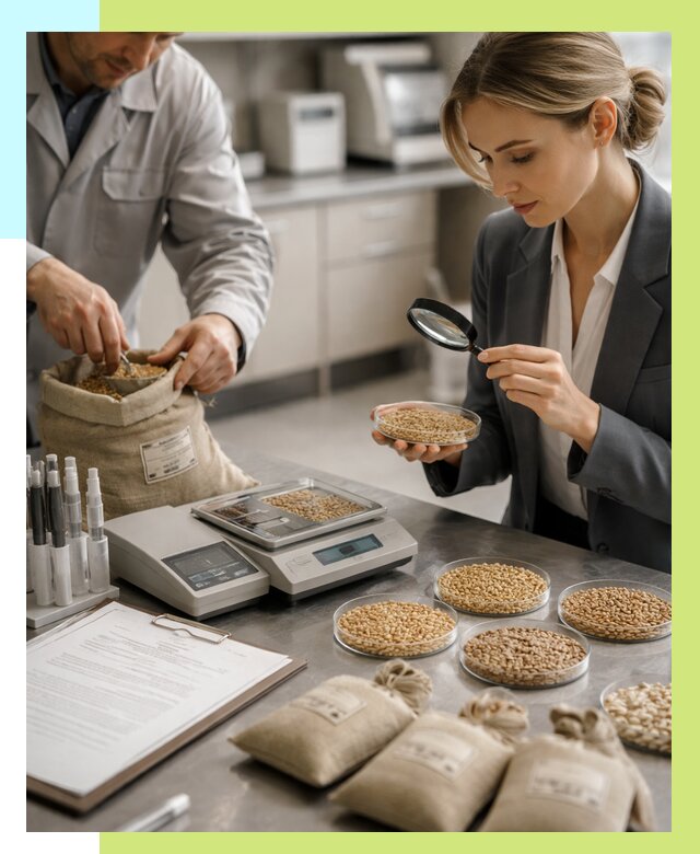 Сертификация зерна в Белореченске по цене от 15216 р. | Алешин-Блч