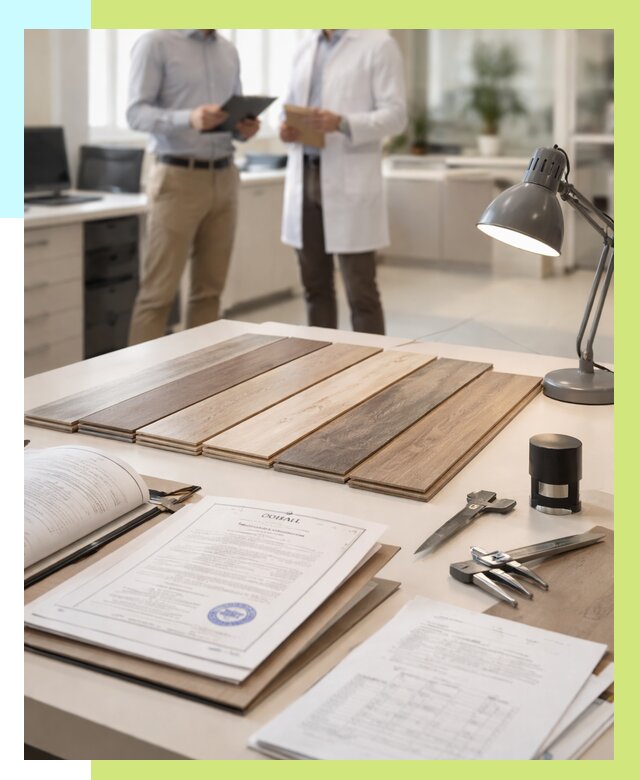 Сертификация ламината в Белореченске от 18259 р. под ключ | Алешин-Блч