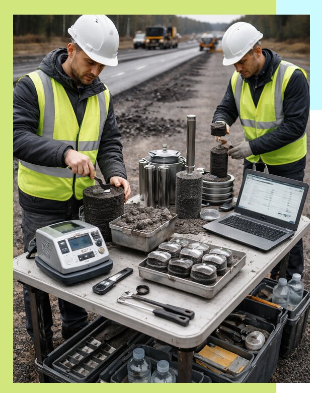 Сертификация асфальта: испытания и подтверждение в Белореченске