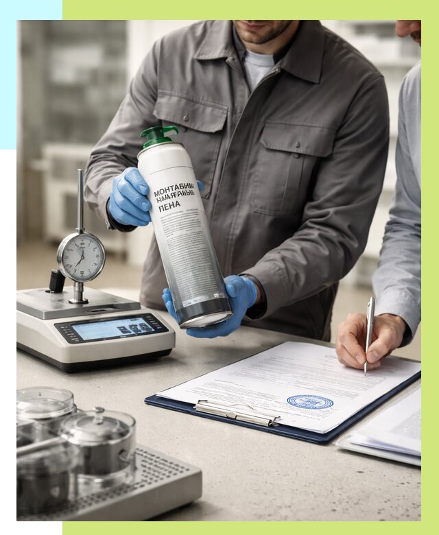 Сертификация монтажной пены в Белореченске от 15216 р. | Алешин-Блч