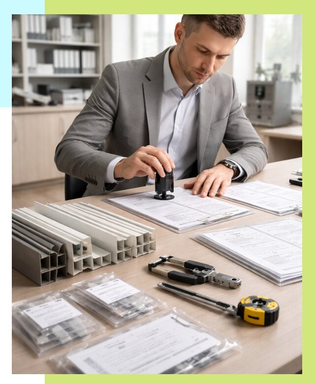 Сертификация ПВХ продукции в Белореченске от 8622 р., Алешин-Блч