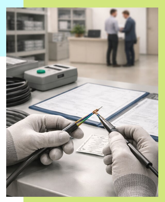 Сертификация провода в Белореченске от 18259 р. в Алешин-Блч