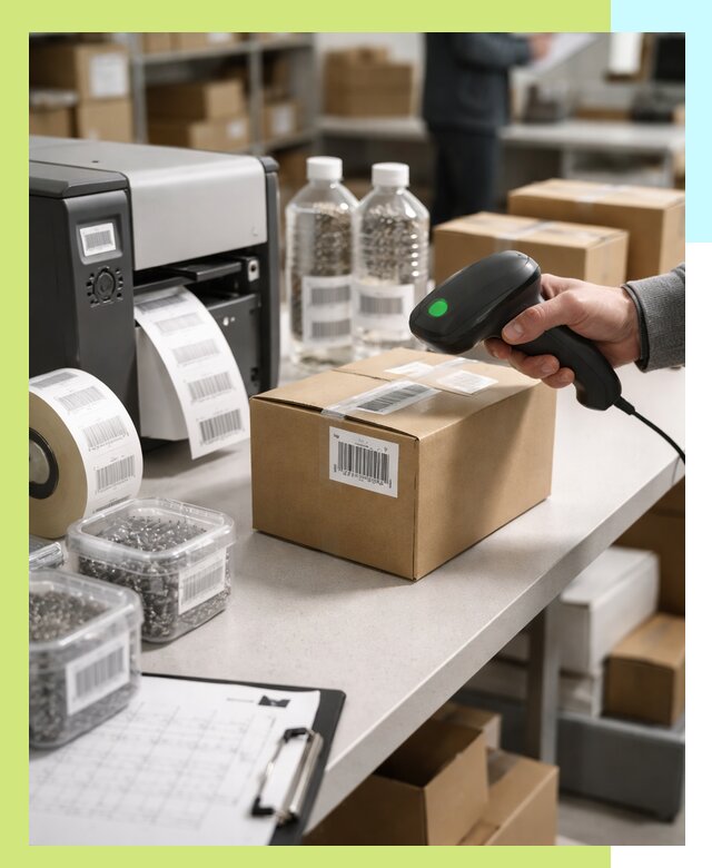 Штрихкодирование продукции и маркировка для продажи в Белореченске
