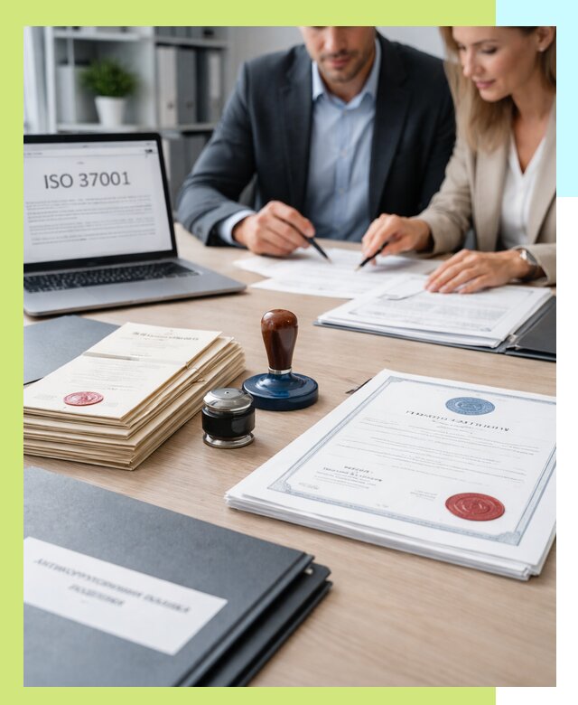 Получение сертификата ISO 37001 по системе борьбы с коррупцией в Белореченске