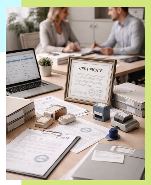 Сертификация компании в Белореченске от 45648 р. | Алешин-Блч — заказ